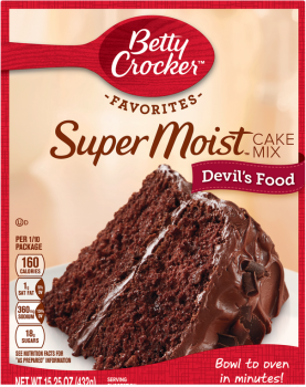 BETTY CROCKER 'Devil's Food' Super Moist Cake Mix 432gr